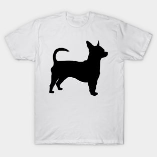 Chihuahua Dog Canine Silhouette Pet T-Shirt